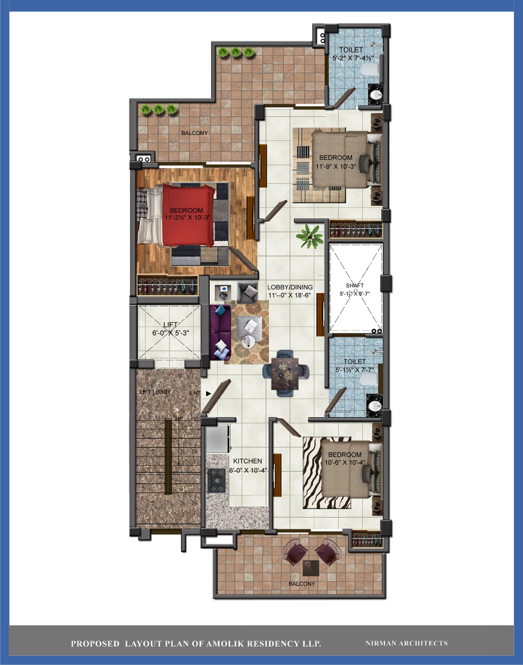 Amolik Residency Floor Plan