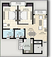2BHK G+3 (1189 TO 1225 SQ.FT.)