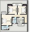 3BHK G+3 (1483 SQ.FT.)